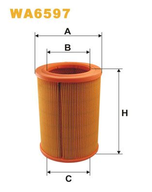 WIX FILTERS oro filtras WA6597